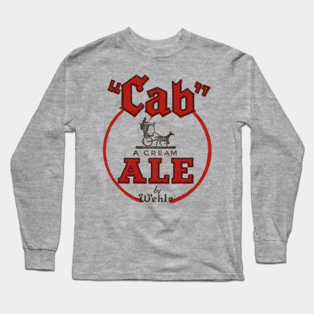 Cab Ale Long Sleeve T-Shirt by MindsparkCreative